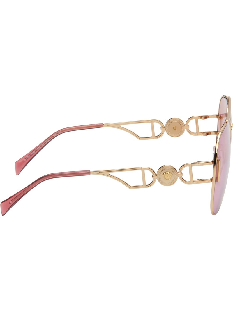 VERSACE Gold Medusa '95 Pilot Sunglasses outlook