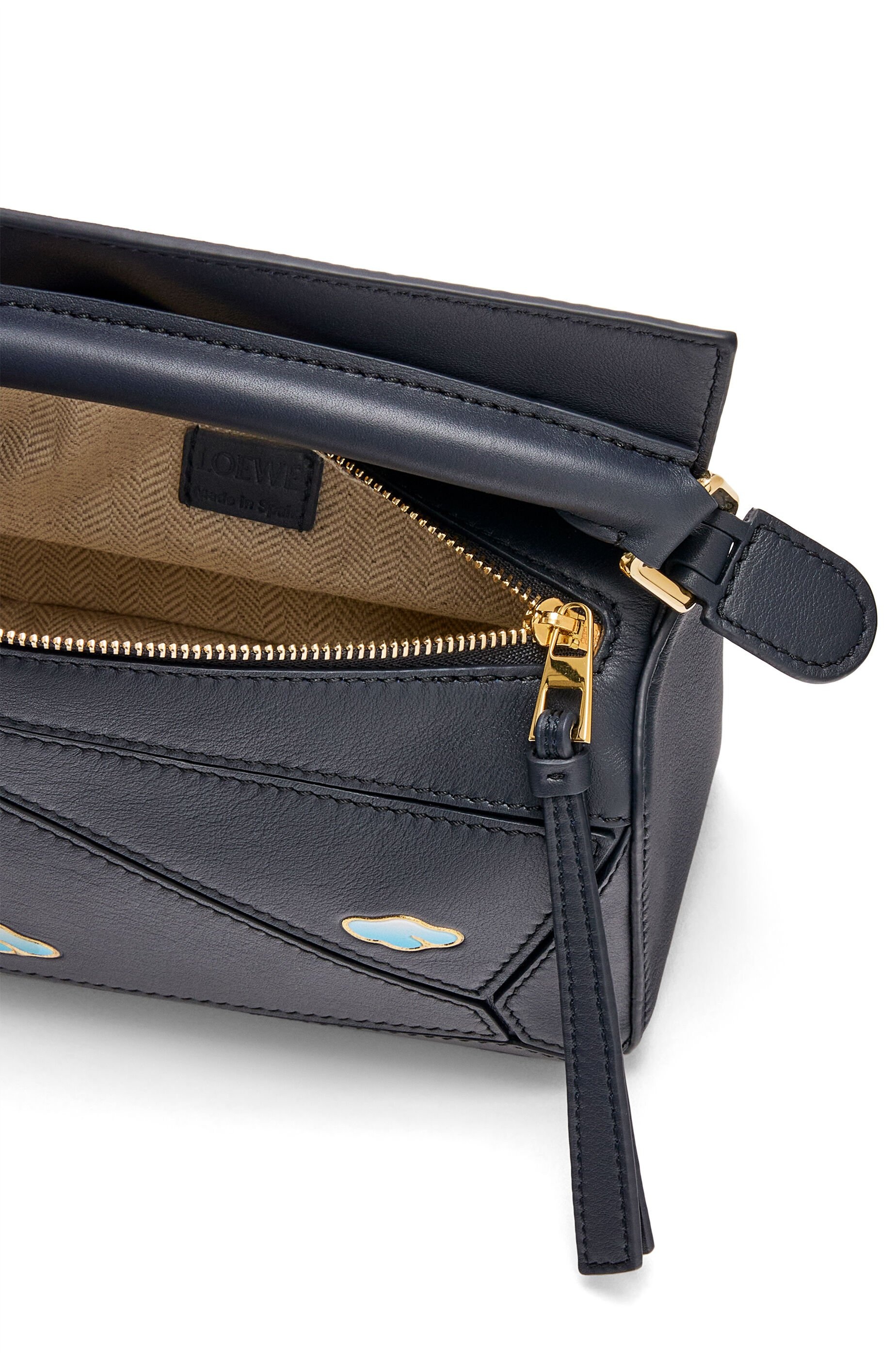 Mini Puzzle bag in nappa calfskin - 8