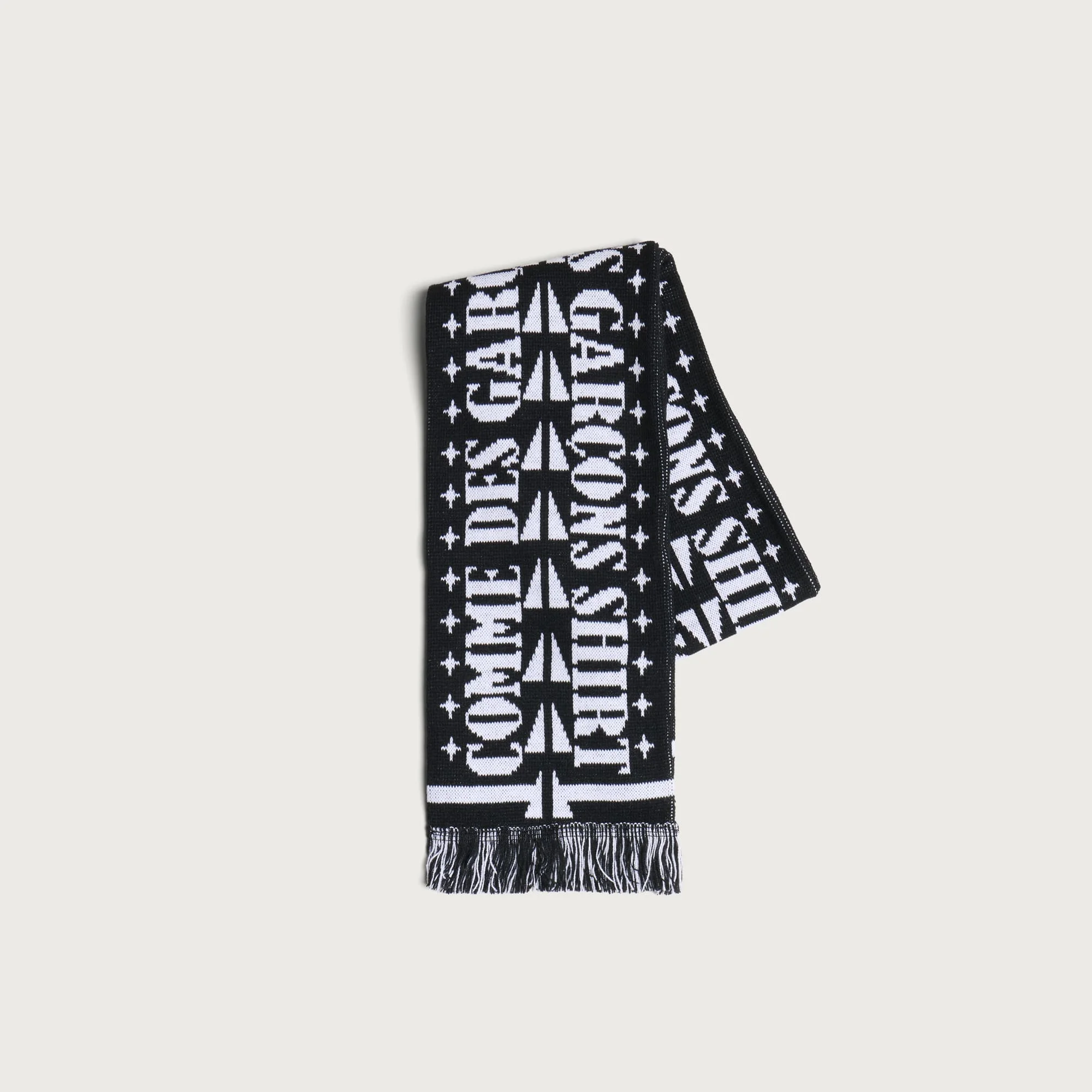 Comme des Garçons SHIRT Knitted Football Scarf - 1