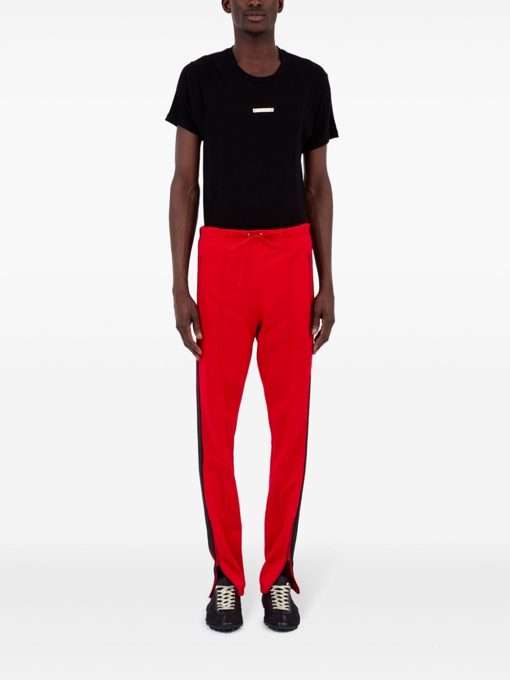 side-stripe track pants - 2