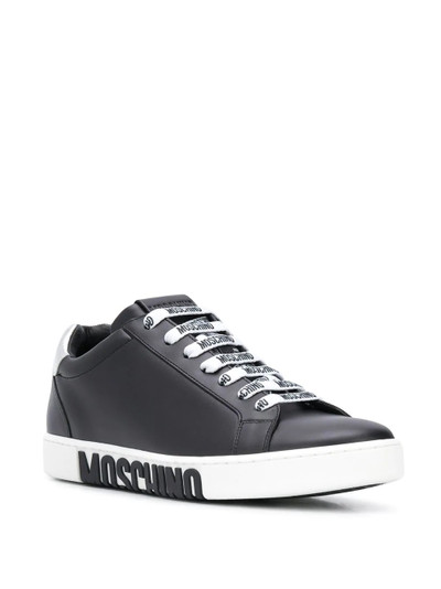 Moschino side logo sneakers outlook