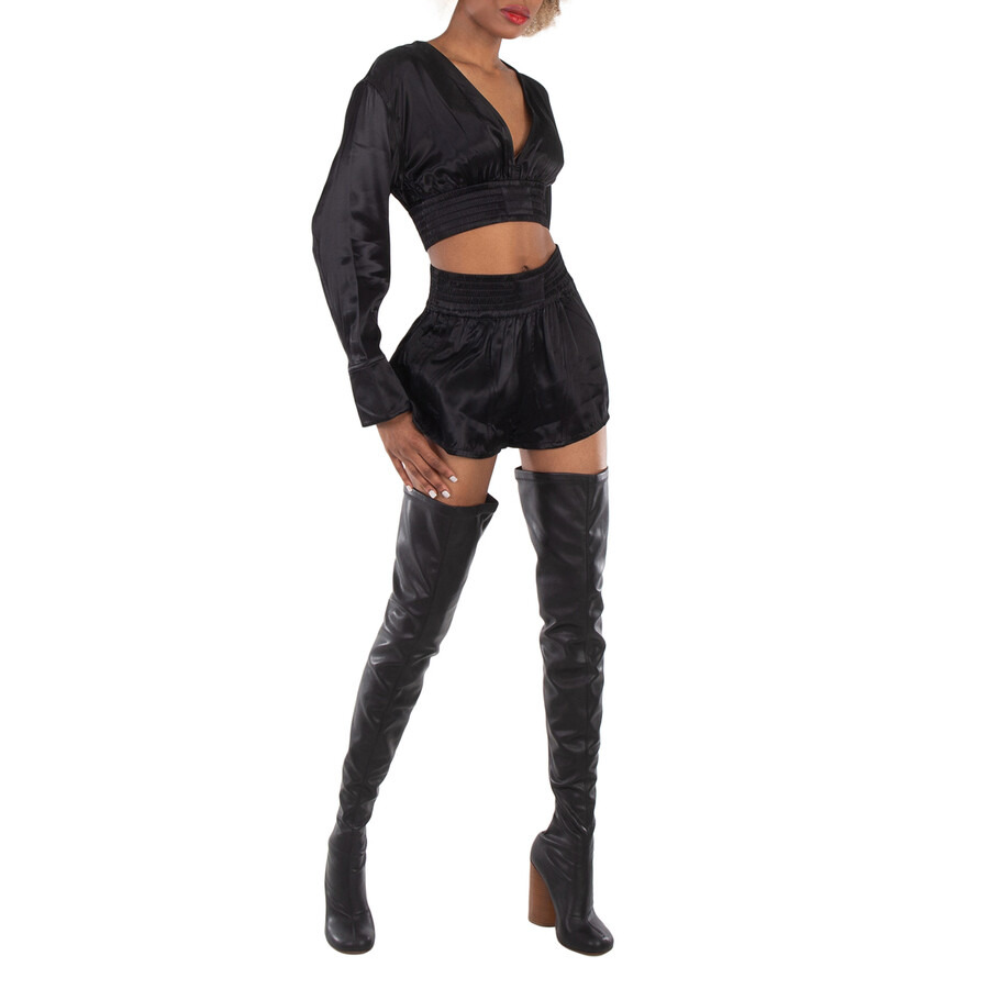T by Alexander Wang Wide-Waistband Mini Shorts - 3