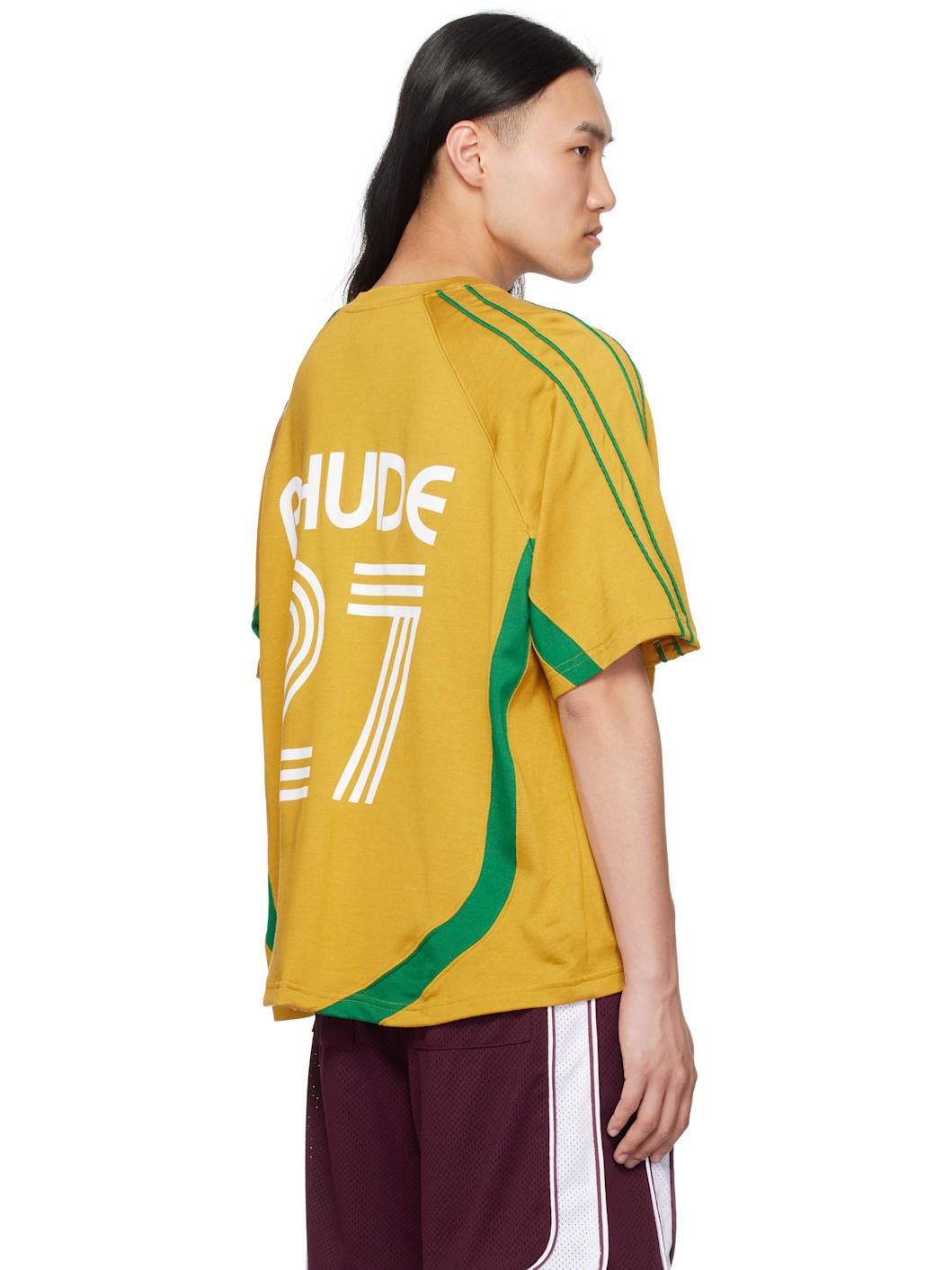Yellow 'Rhude 27' Jersey - 3