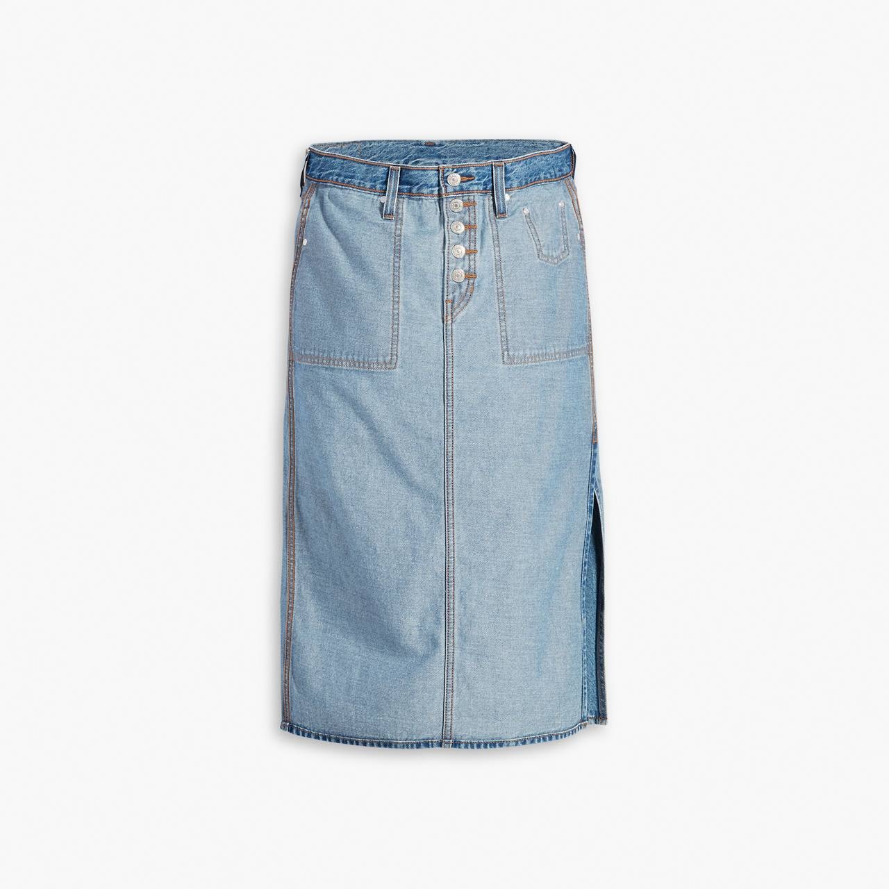 REVERSE SIDE SLIT SKIRT - 6