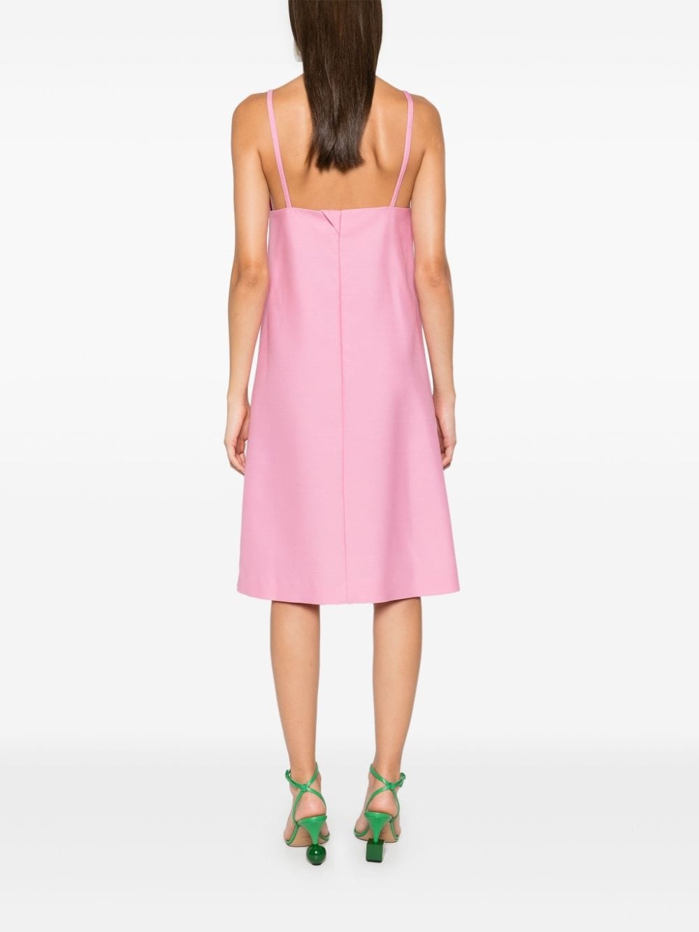JACQUEMUS La Robe Camison wool-blend slip dress