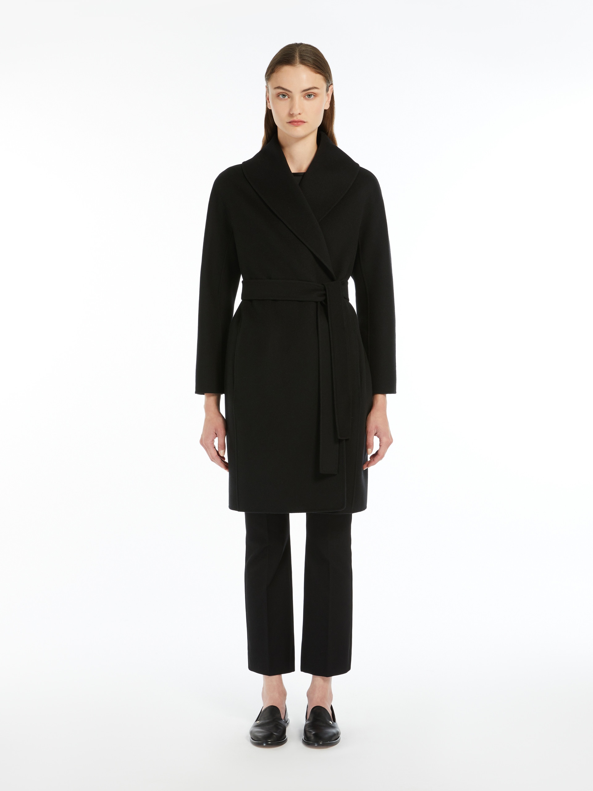MESSI Double-faced wool robe coat - 3