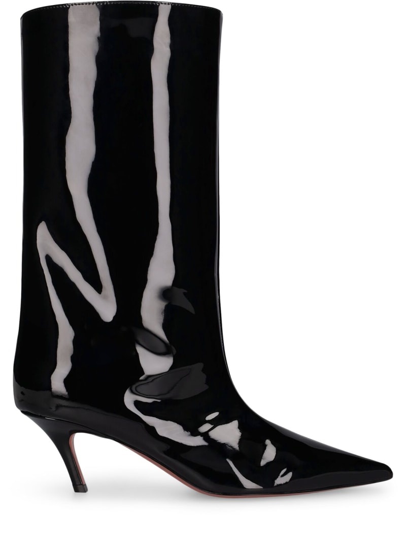 60mm Fiona patent leather boots - 1