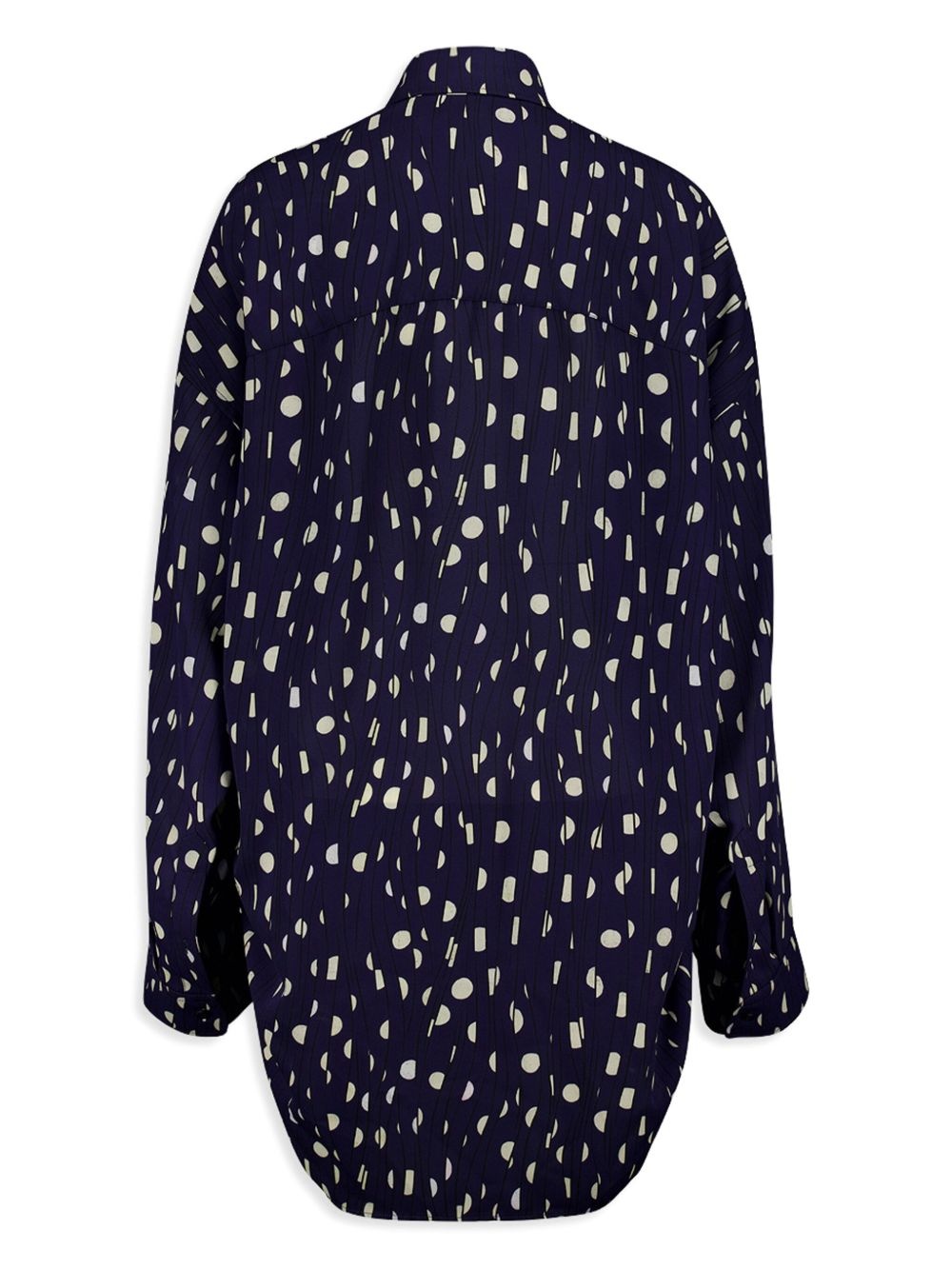 painted pleated shirt - 2