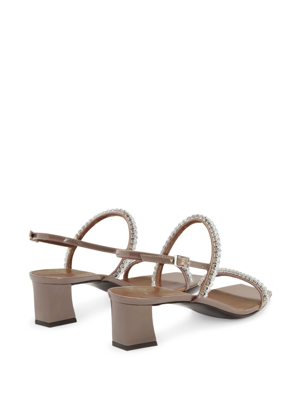 45mm Valentiine Crystal slingback sandals - 3