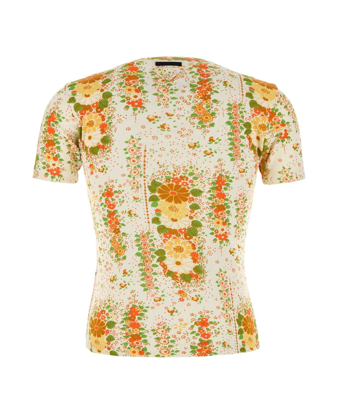 Printed Cotton T-shirt - 2