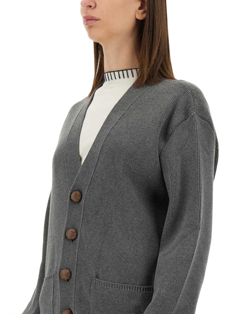 Cardigan With Logo - 4