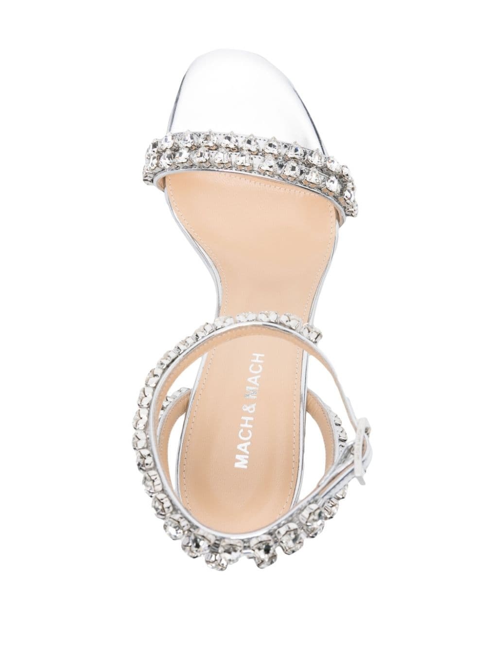 Audrey 95mm crystal-embellished sandals - 4