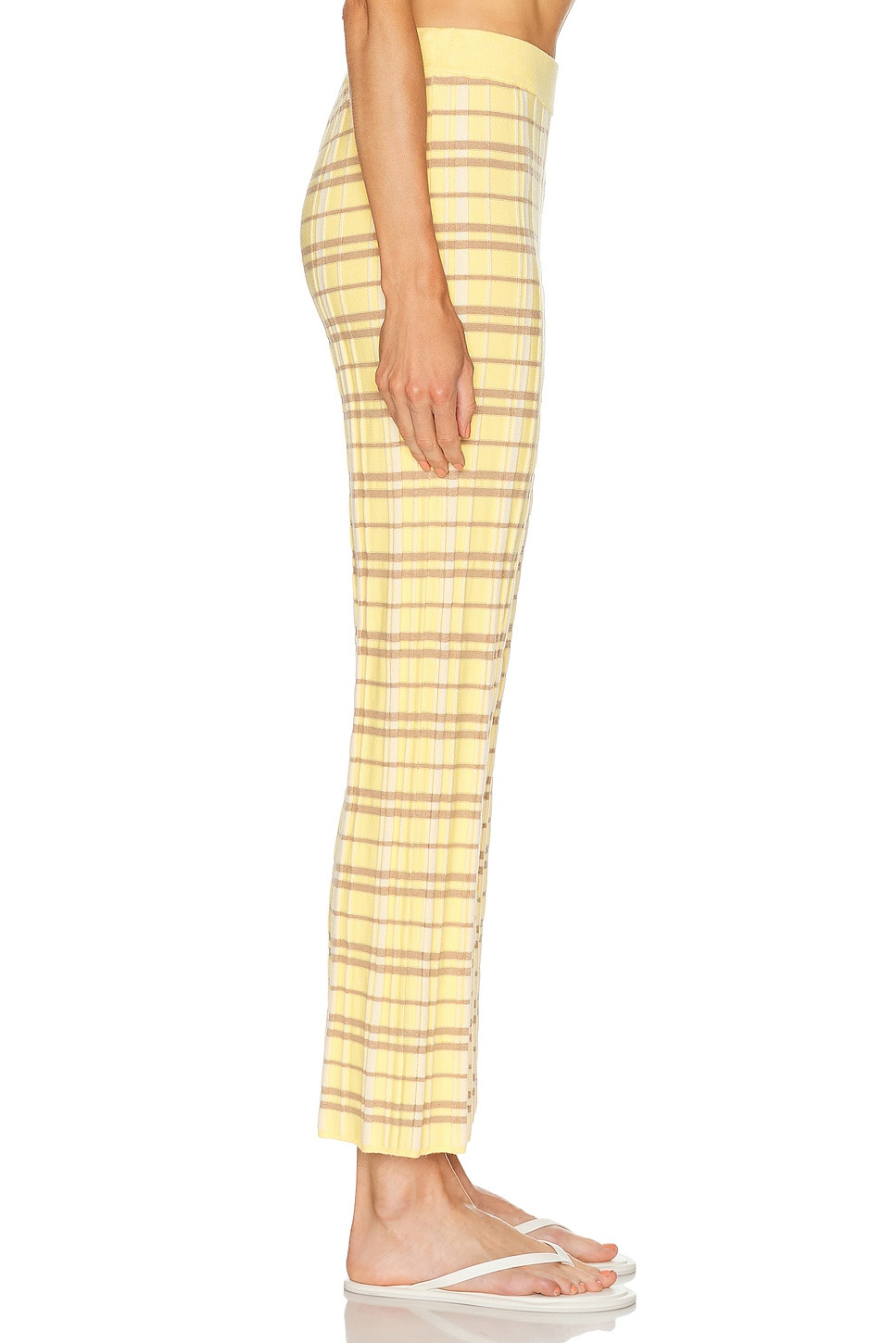 Plaid Flare Pant - 3