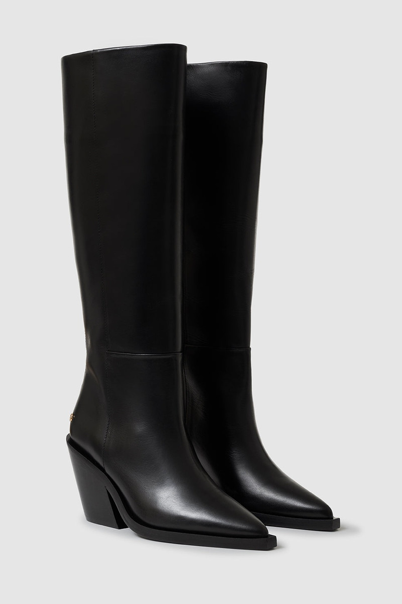 ANINE BING Tall Bekah Boots - Black outlook