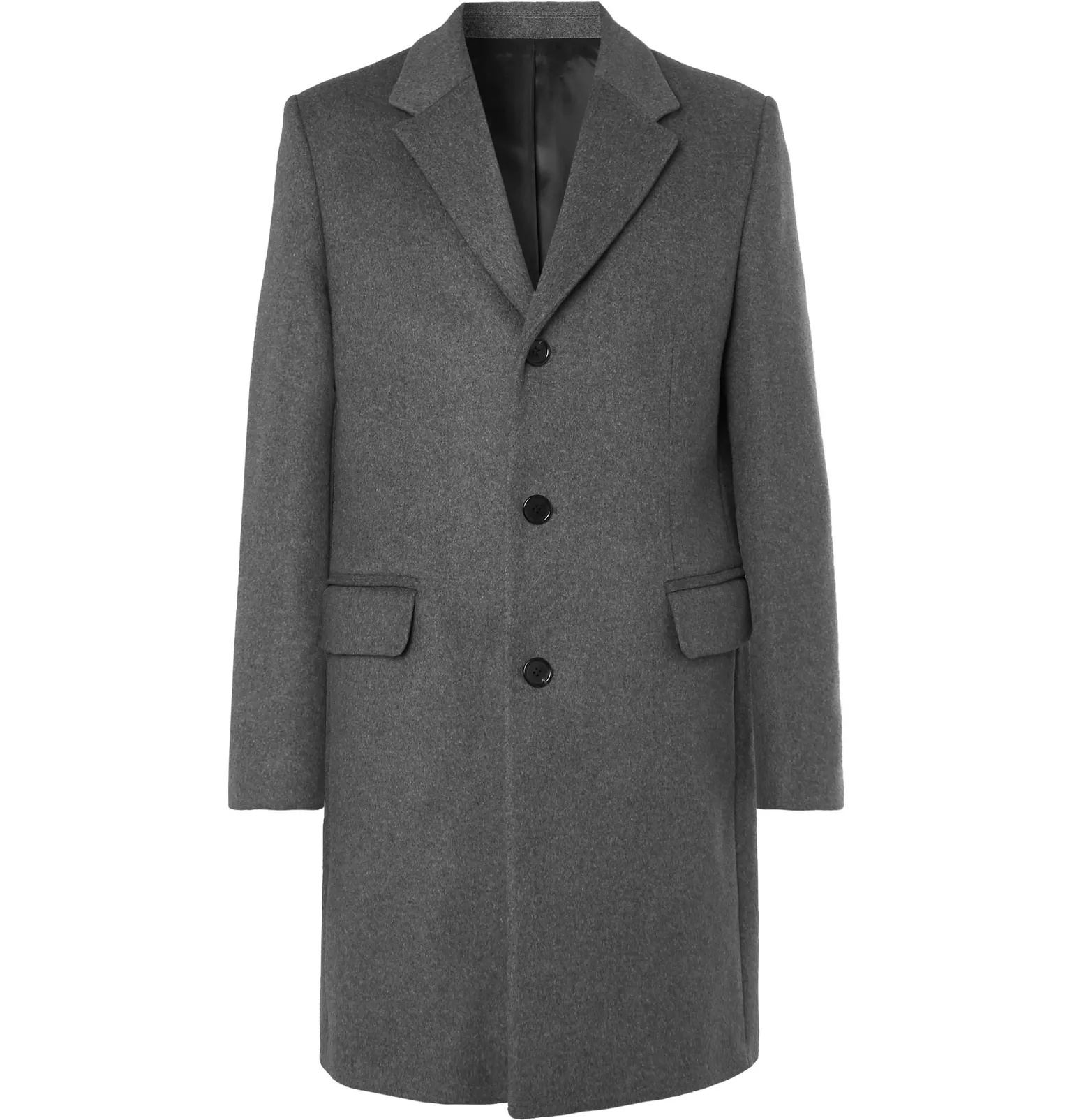 Gavin Mélange Wool-Blend Overcoat - 1