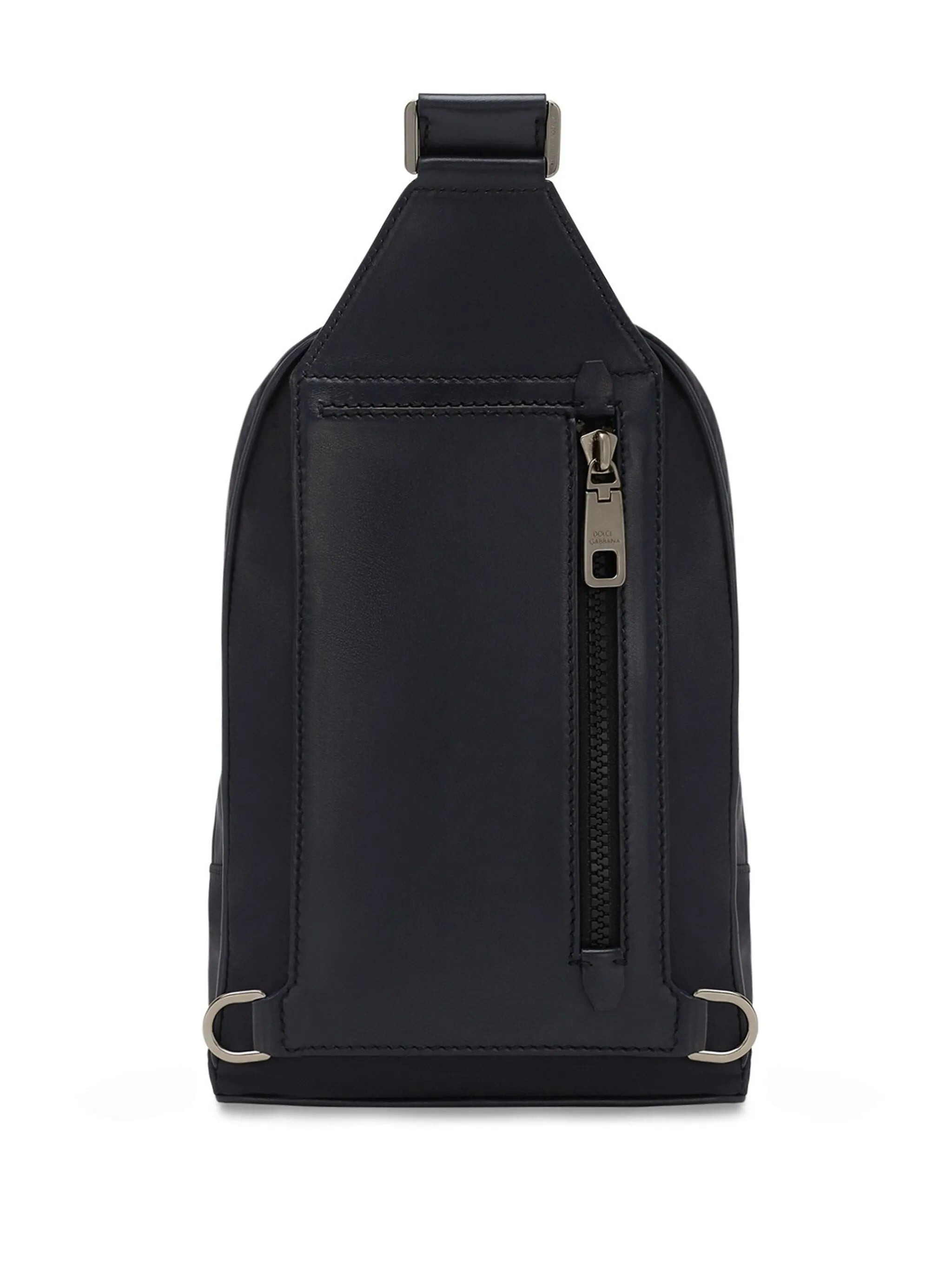 logo-lettering cross body backpack - 2