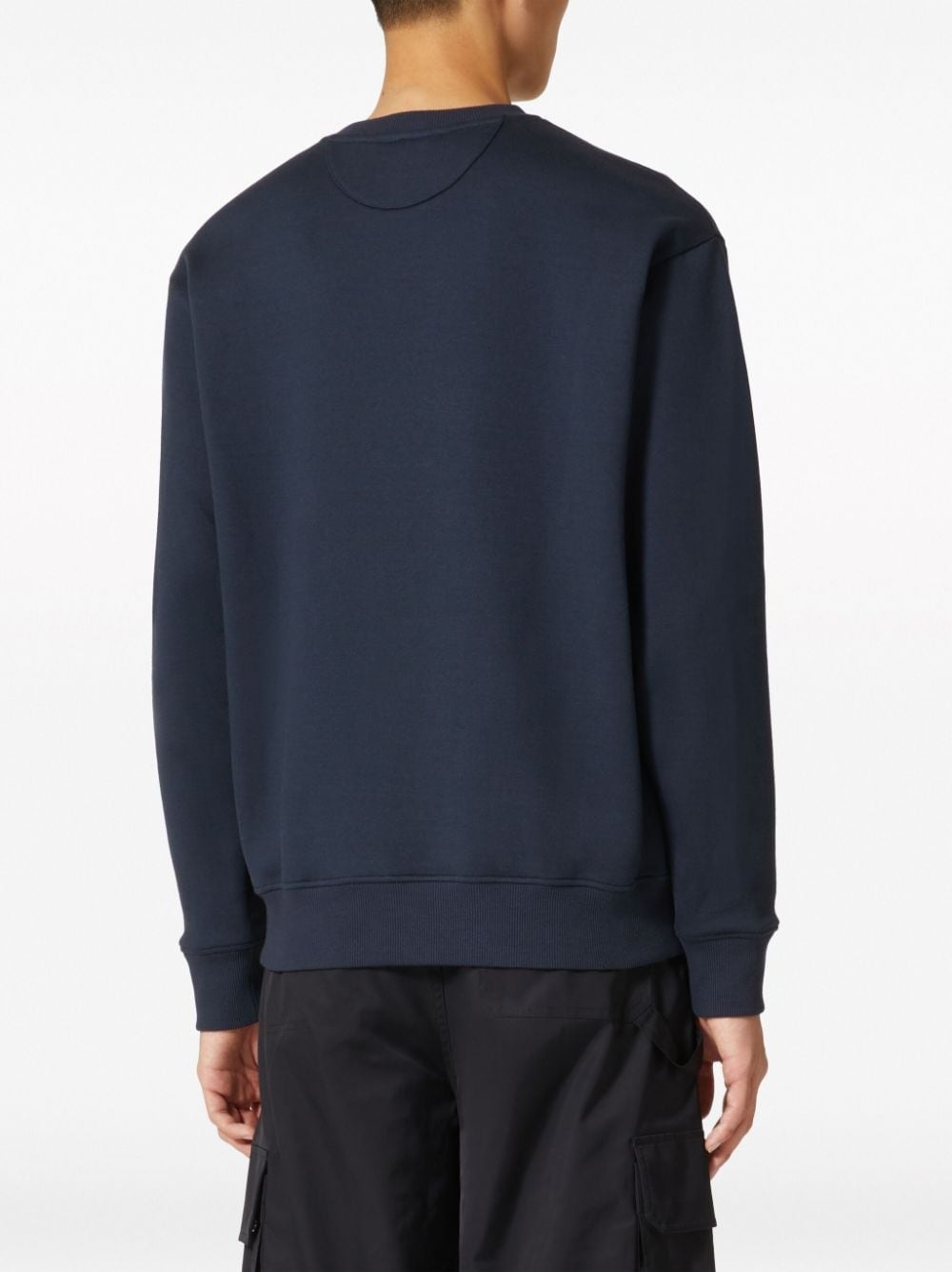 V-detail cotton sweatshirt - 4