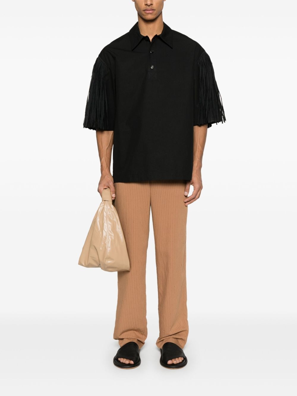 fringed polo shirt - 2