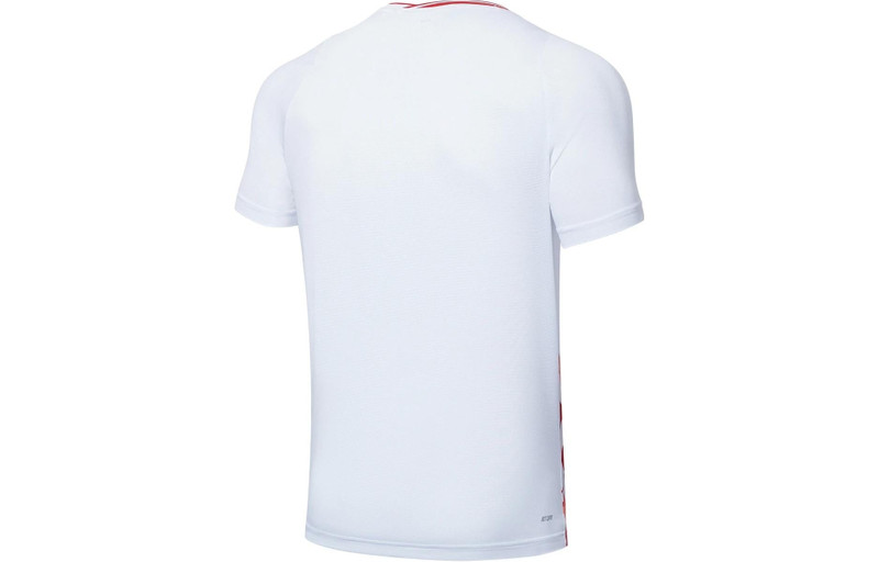Li-Ning Li-Ning Graphic Badminton Competition T-shirt 'White Red' AAYT057-1 outlook