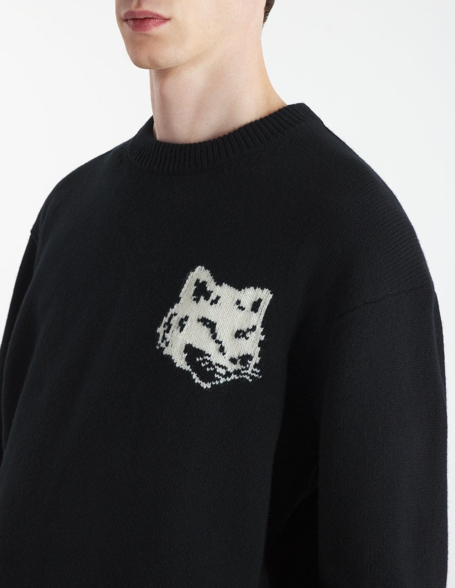 FOX HEAD INTARSIA COMFORT JUMPER - 4