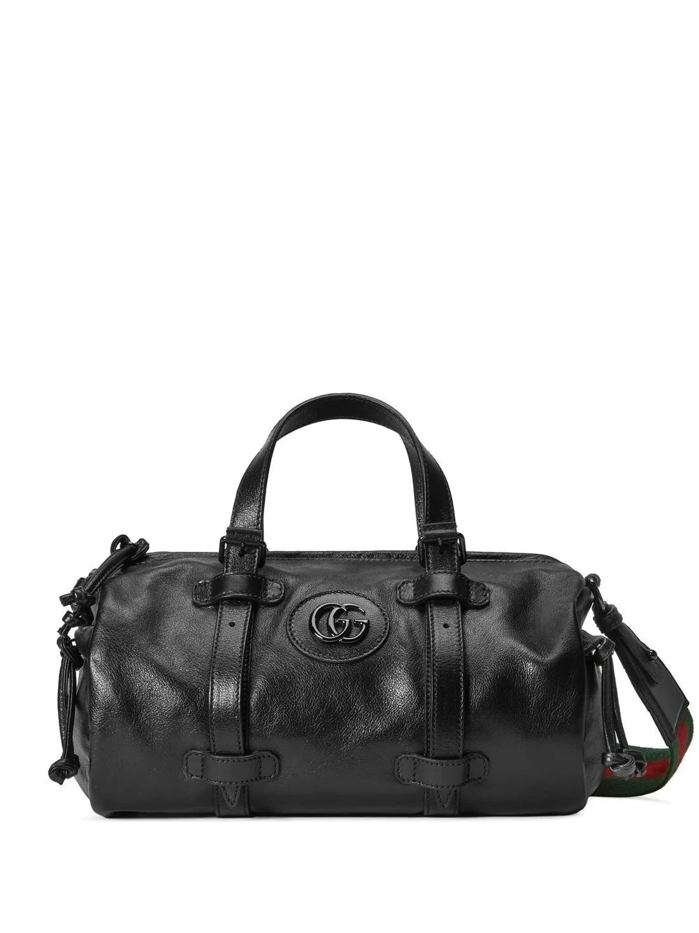 Double G leather duffle bag - 1