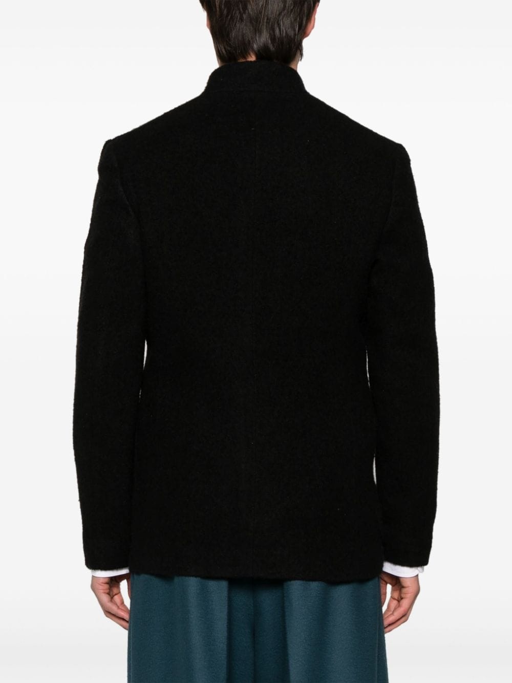 Obi brushed single-breasted blazer - 4