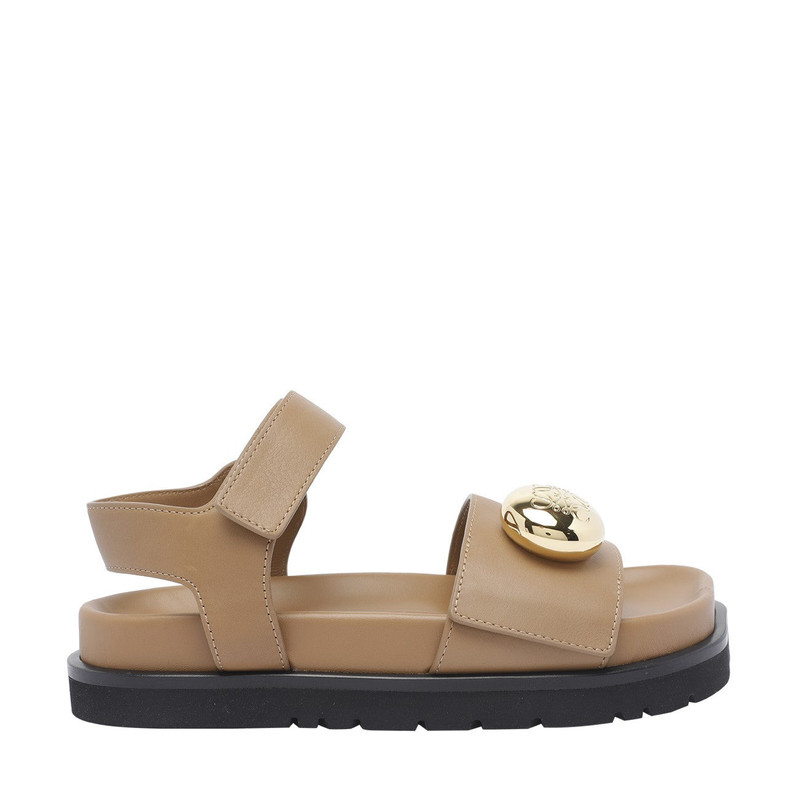 Loewe Women Pebble Sandals With Fussbett Sole - 1