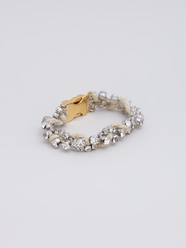 BRASS AND STRASS FOUND TREASURES BRACELET - 1