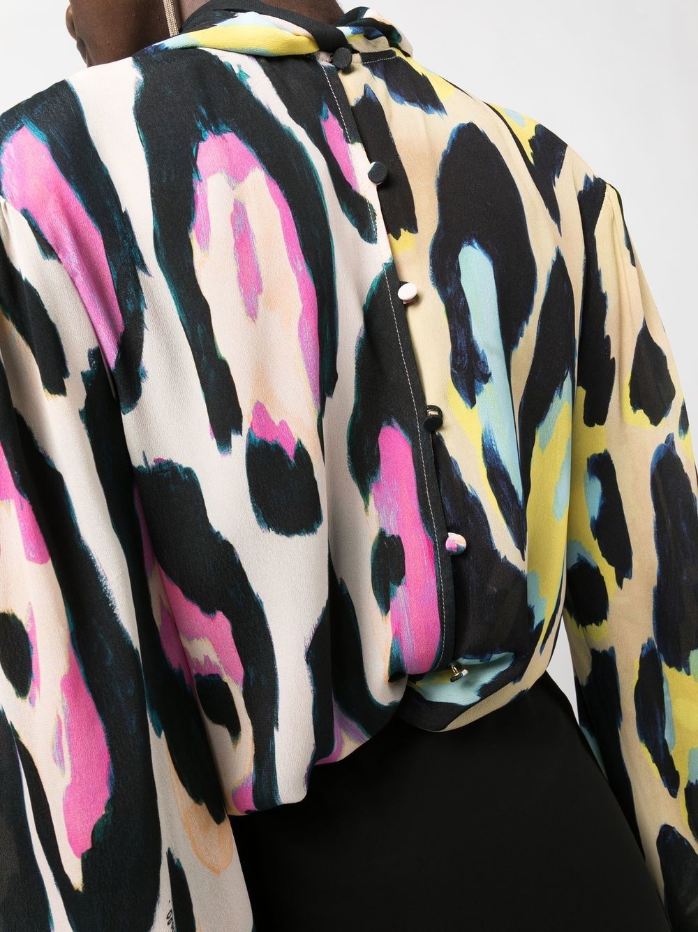 leopard print long-sleeve shirt - 5