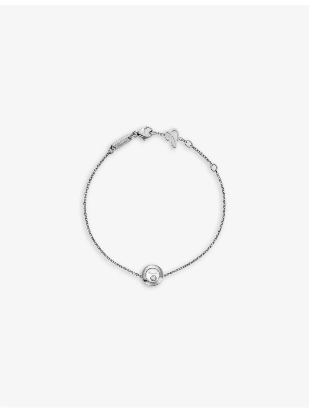 Happy Diamonds Icons 18ct White-Gold and 0.05ct Diamond Bracelet - 1