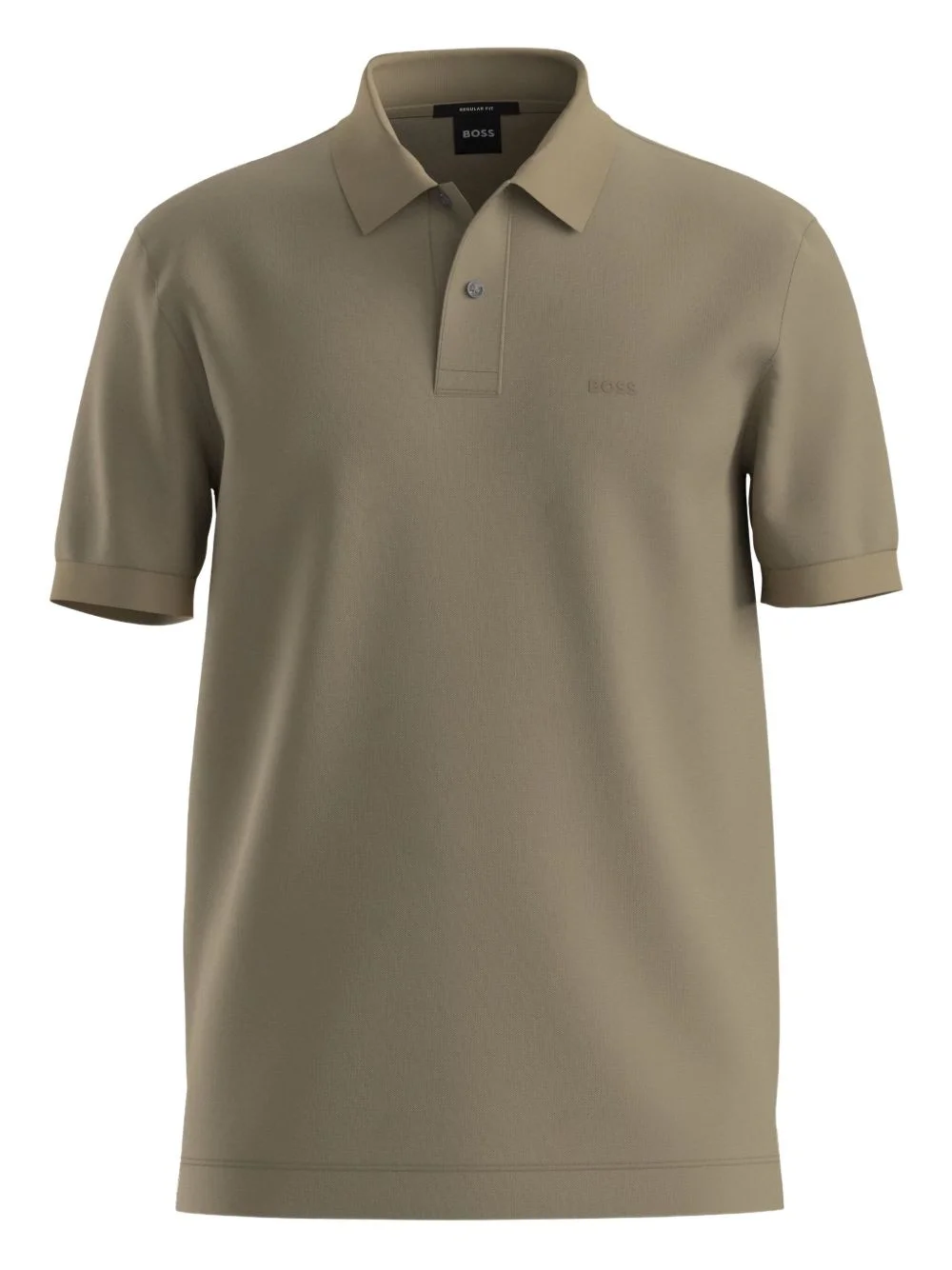 buttoned polo shirt - 1