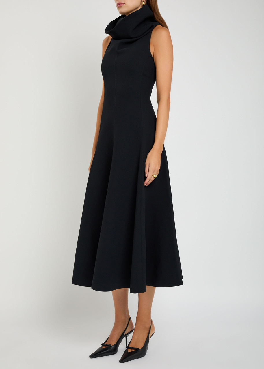 Jacquemus La Robe Triangle Crepe Midi Dress - 2