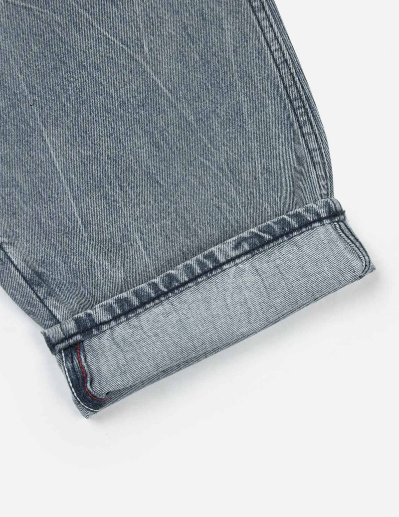 BRUSH SEAGULL PRINT FASHION LOOSE FIT JEANS 11