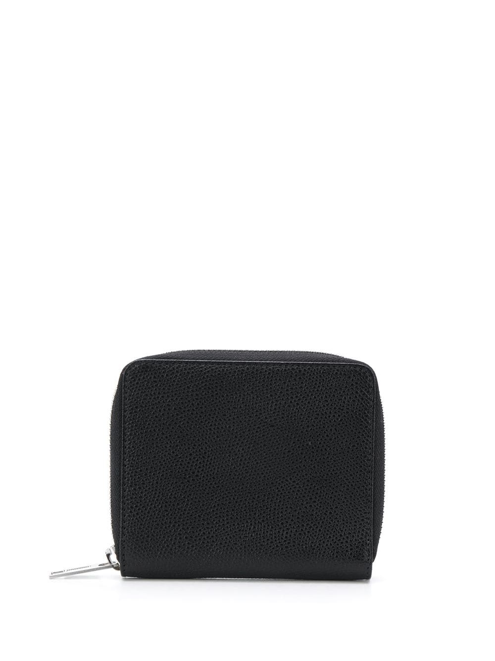 zip-around grainy leather wallet - 1