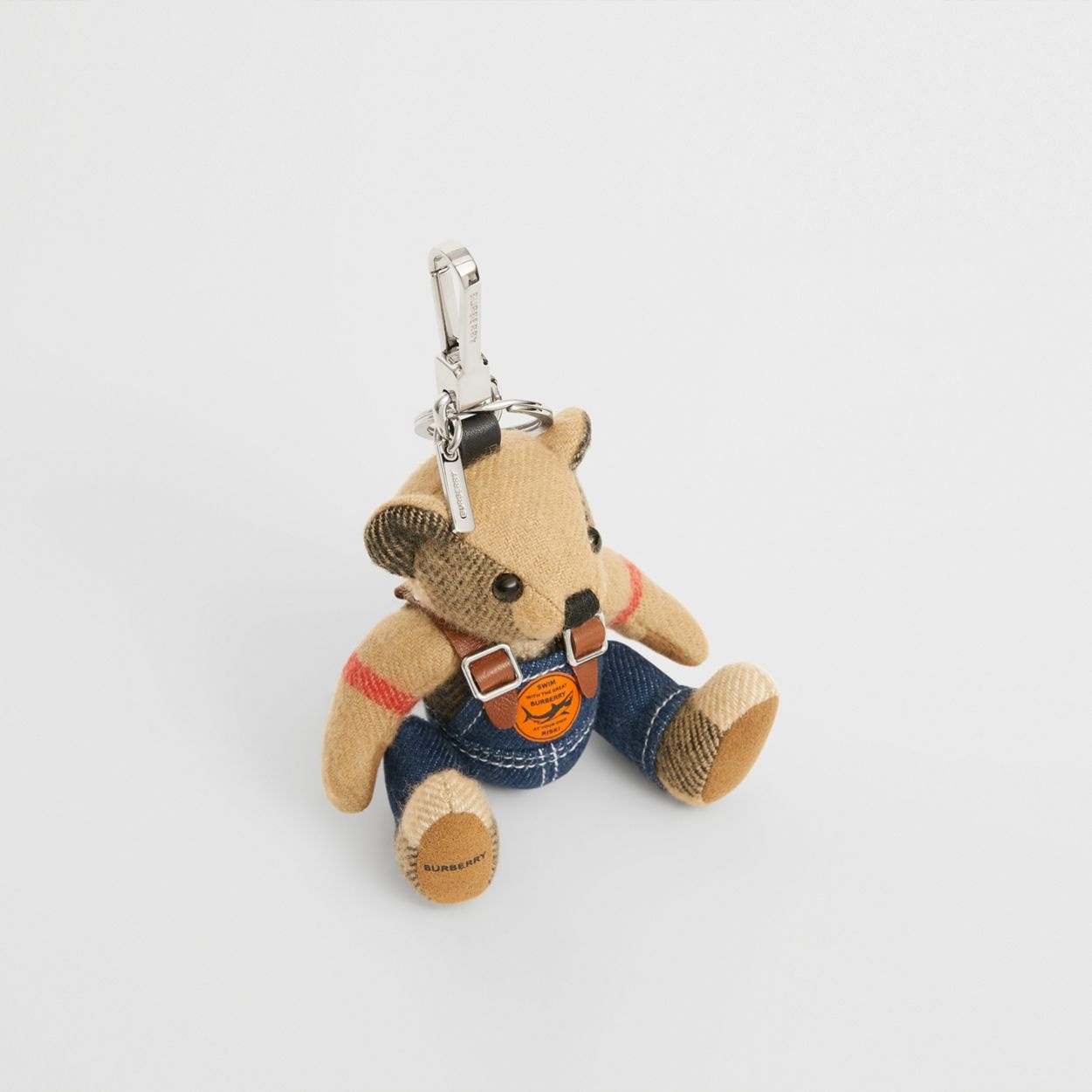 Thomas Bear Charm in Denim - 1