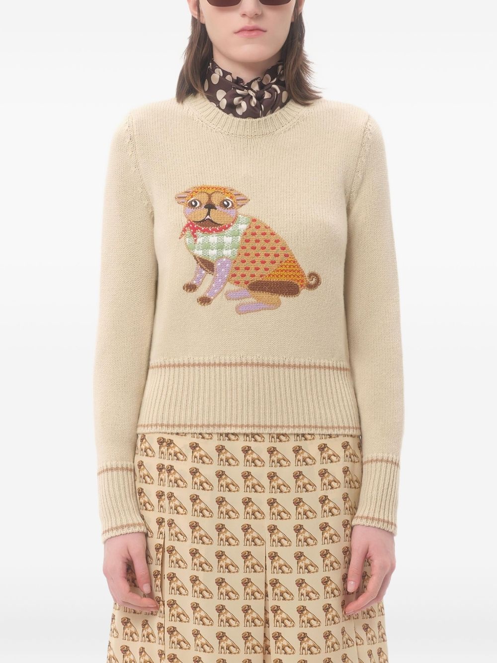 embroidered sweater - 3