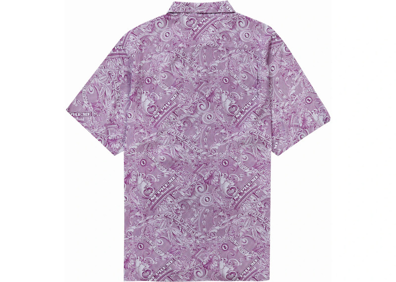 Supreme Supreme Dollar S/S Shirt Purple outlook