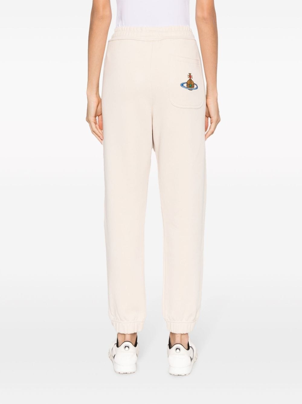 Orb logo-embroidered cotton track pants - 4