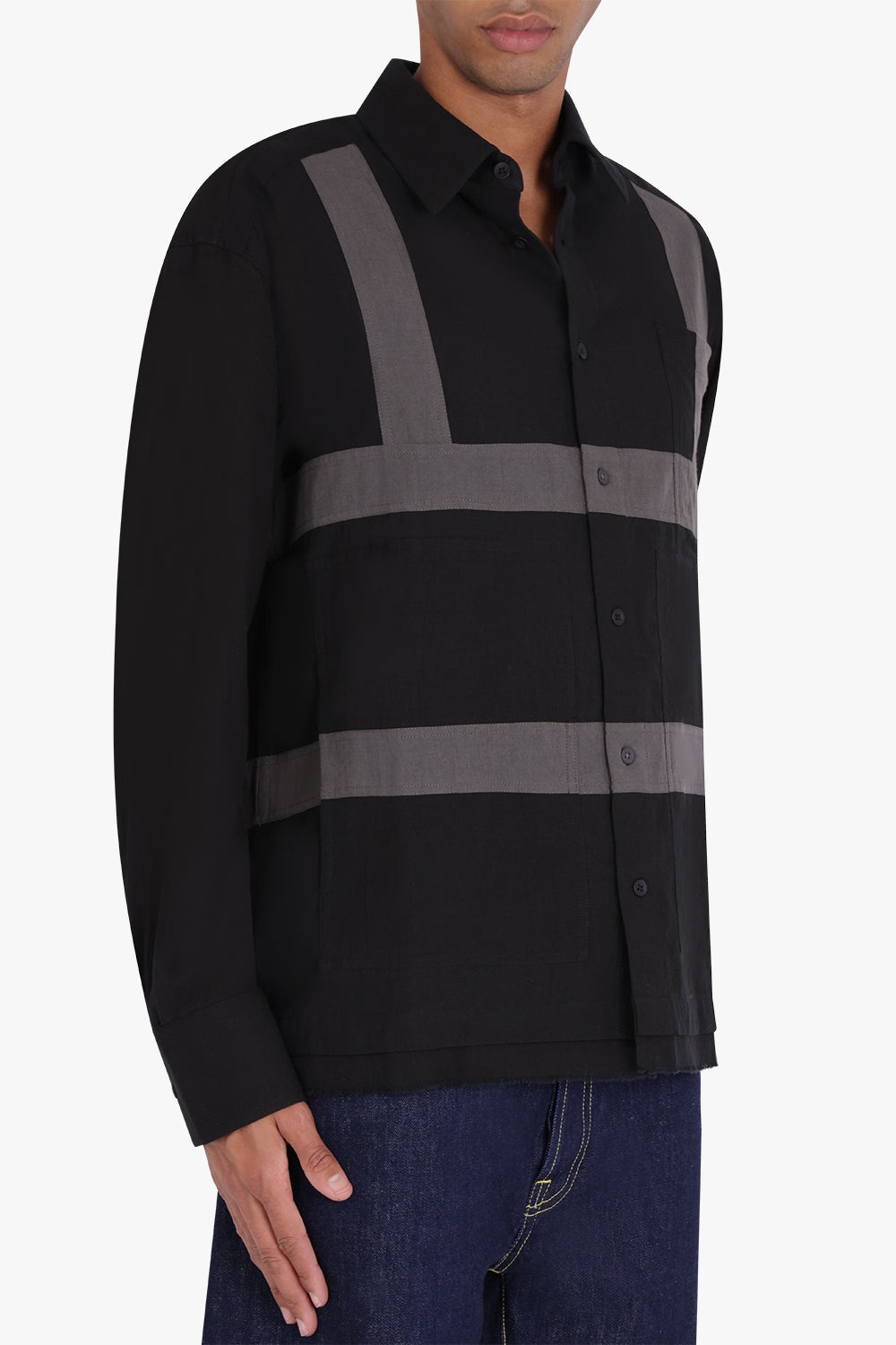 HARNESS SHIRT | BLACK/DARK GREY - 3