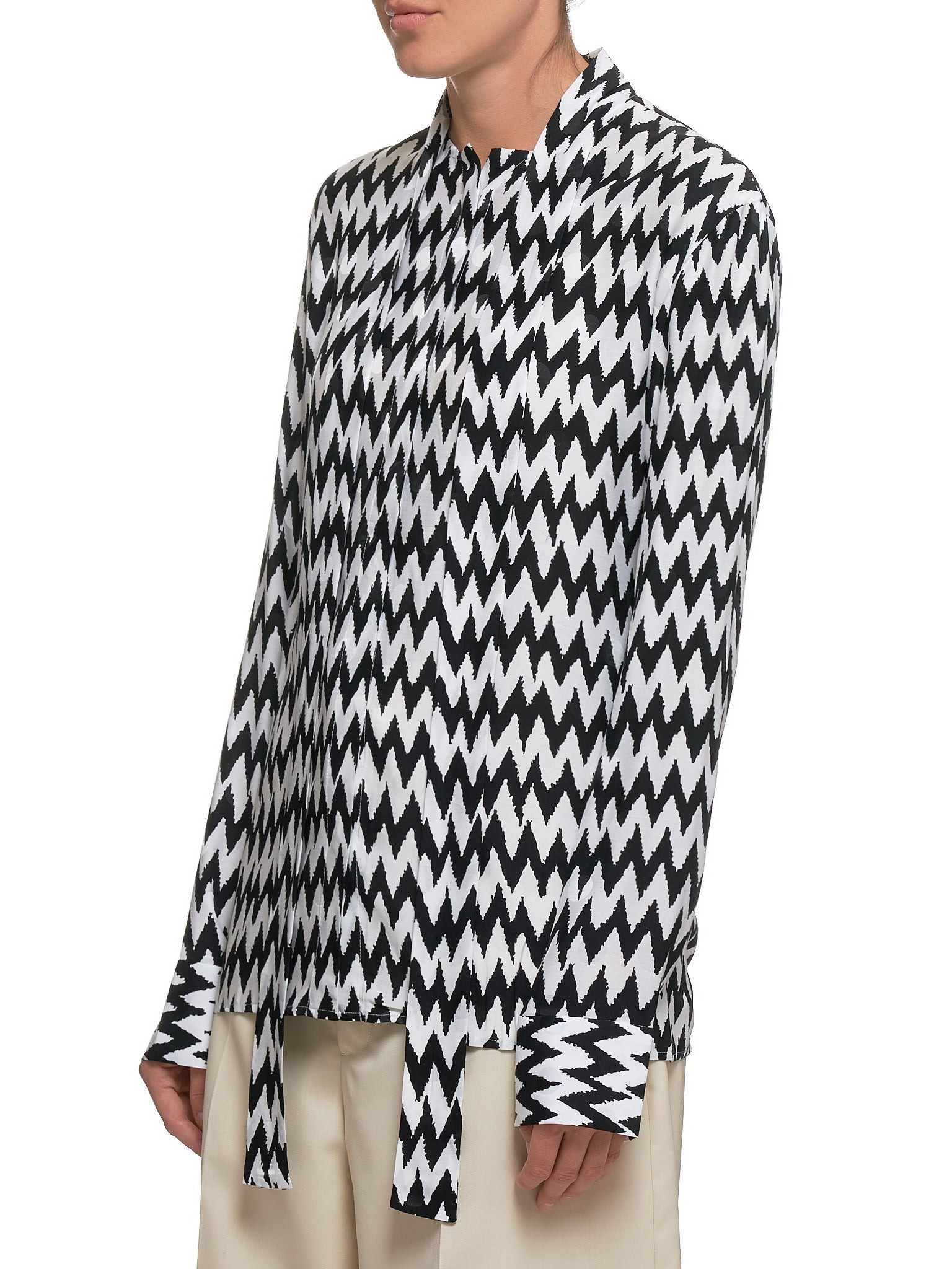 Shawl Collar Shirt - 2