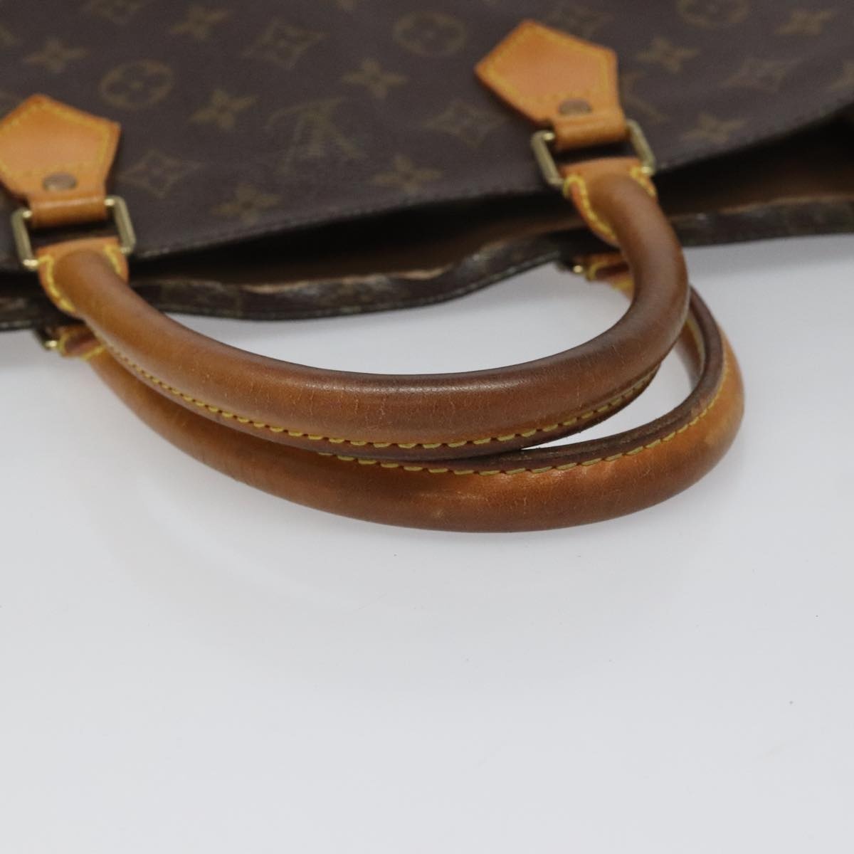 LOUIS VUITTON Monogram Sac Plat Hand Bag M51140 - 7