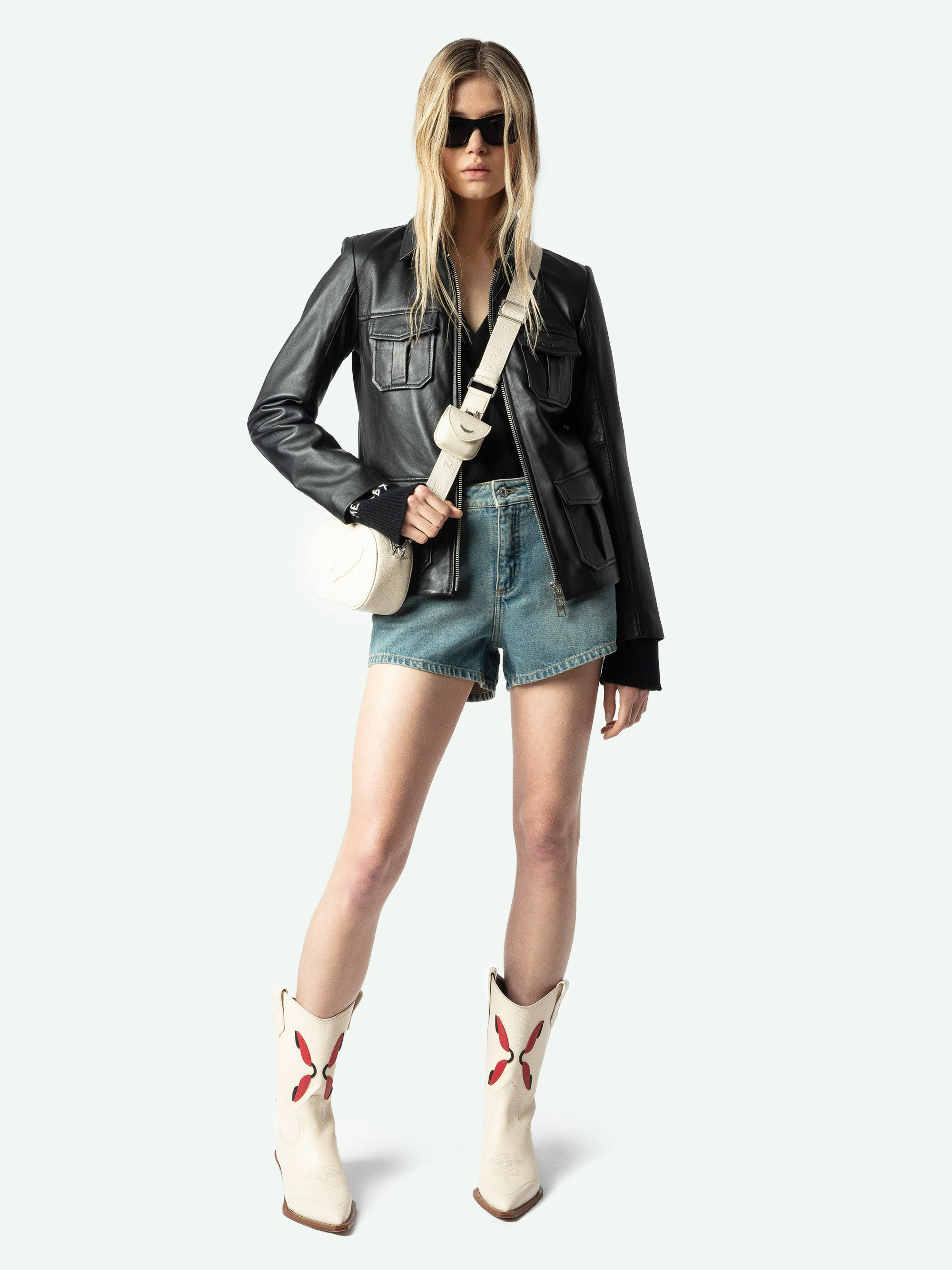 Rock With You Leather Camera Crossbody Bag - 7