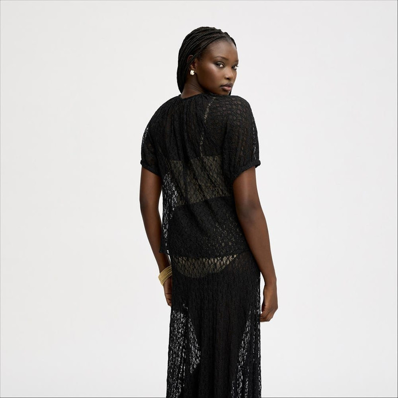 Stretch Lace Short Sleeve Top 5