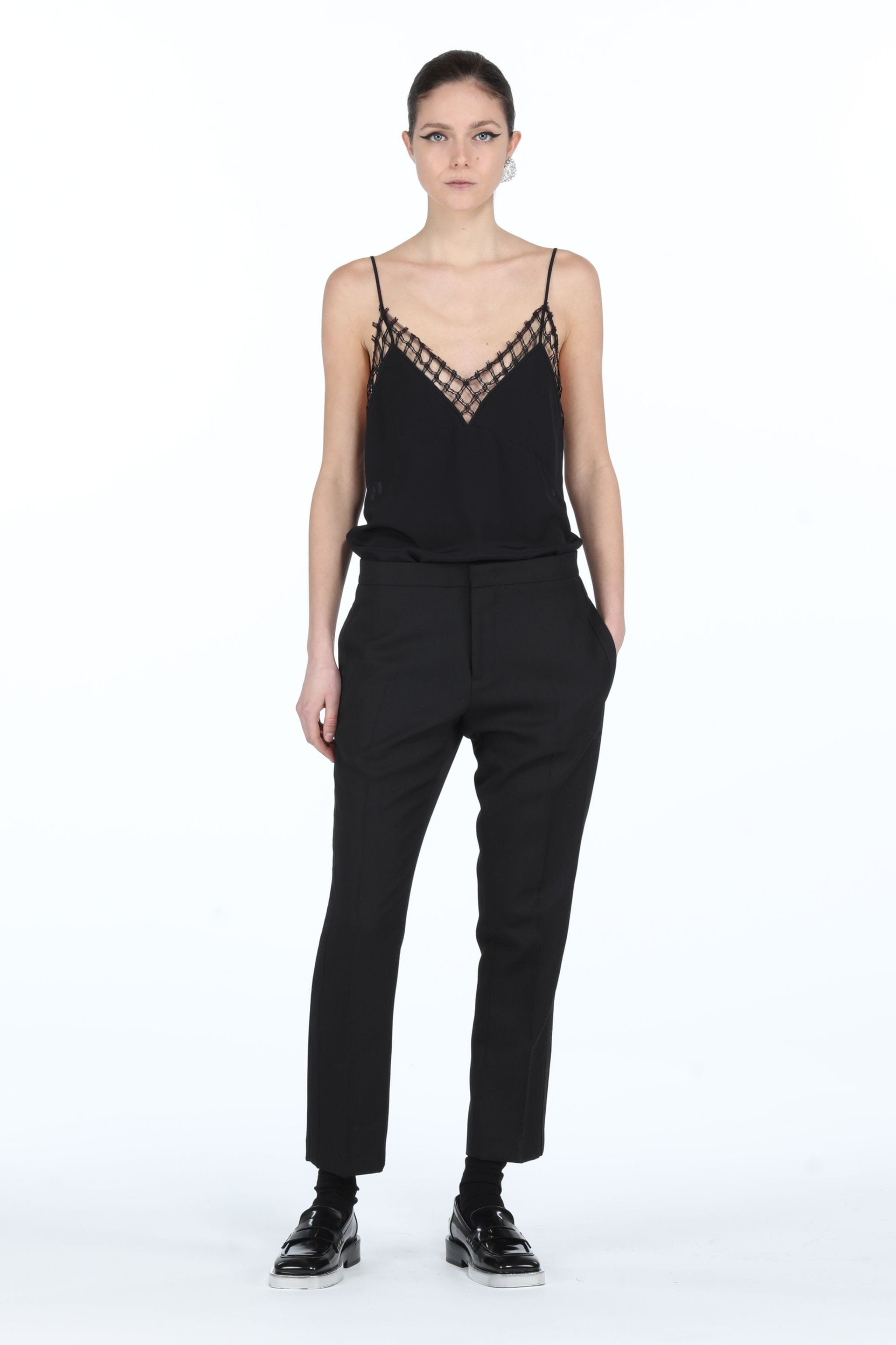 CROPPED STRAIGHT-LEG TROUSERS - 4