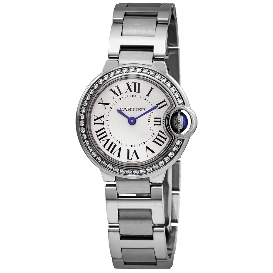 Cartier Ballon Bleu Diamond Ladies 28 mm Watch W4BB0015 - 1