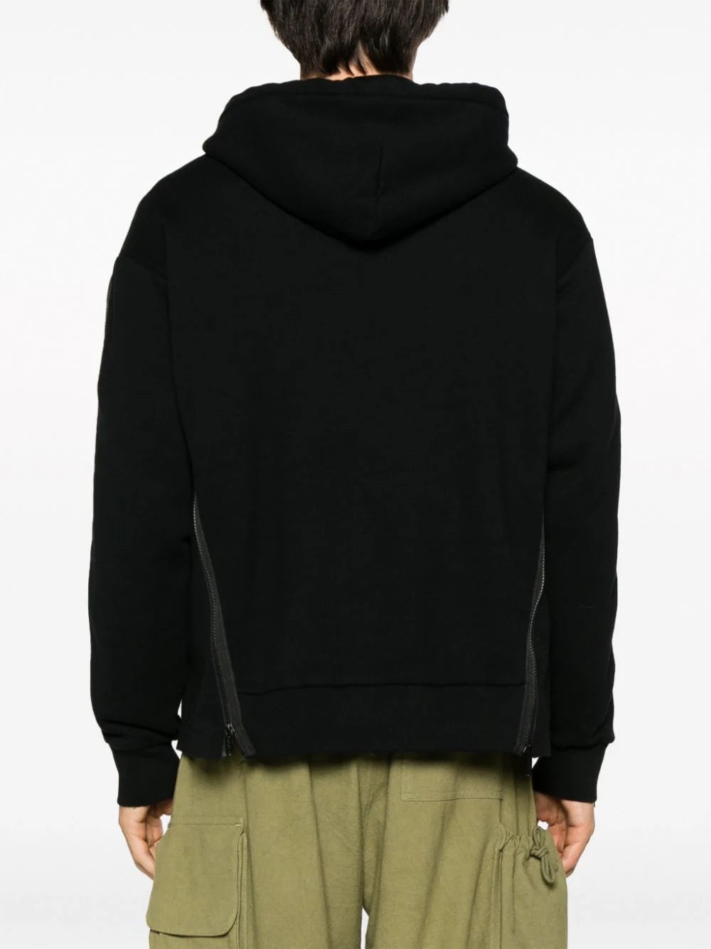 LOGO-PATCH COTTON HOODIE - 4