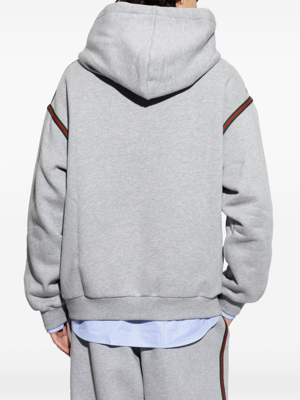 cotton jersey hoodie - 4