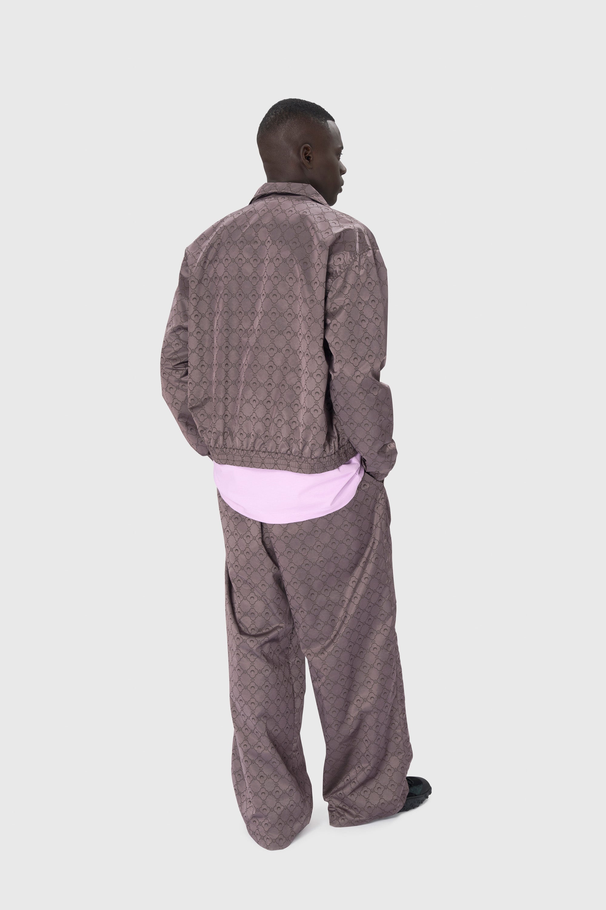 Recycled Jacquard Nylon Track Pants - 7