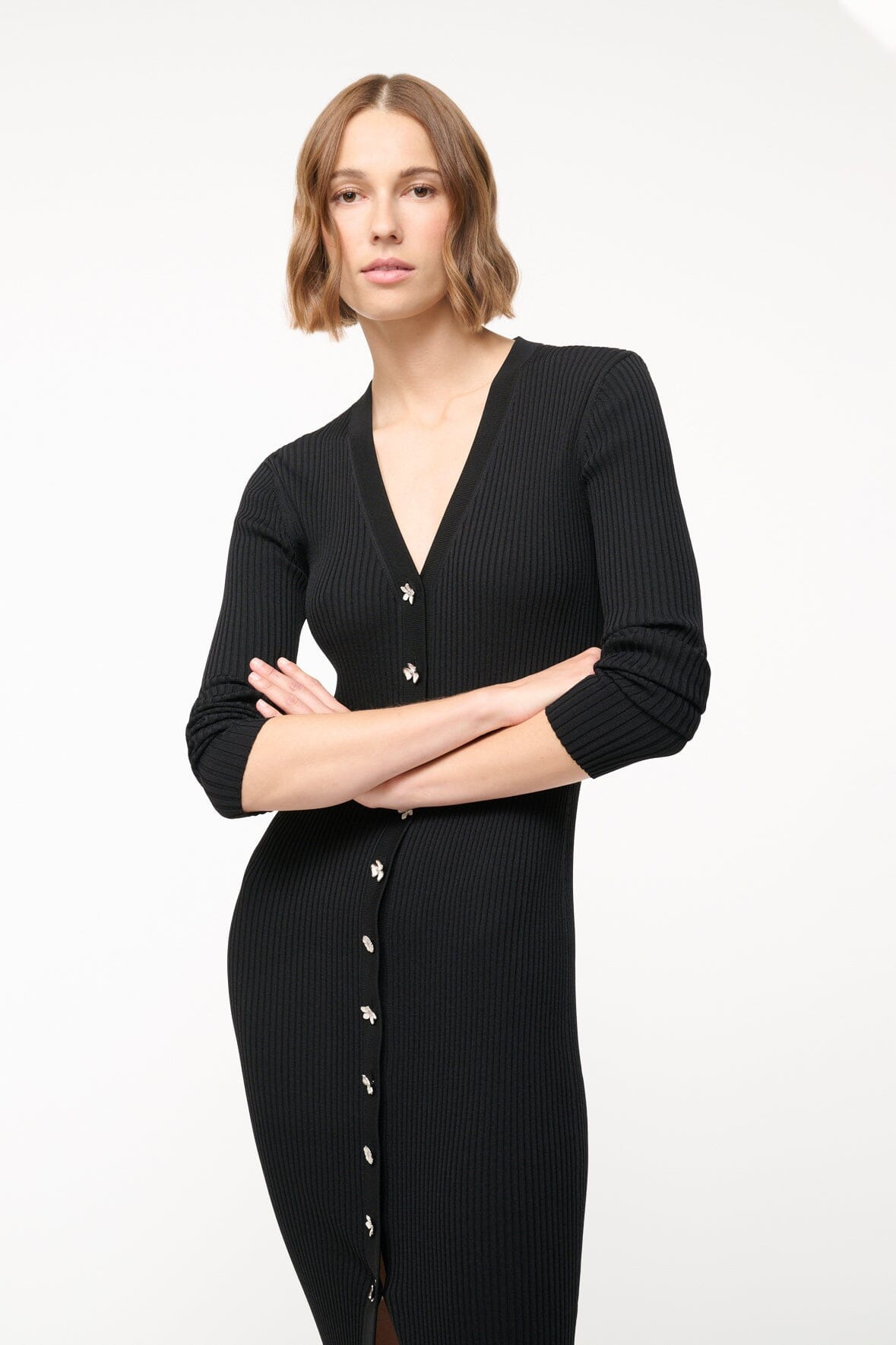 STAUD SHOKO SWEATER BLACK - 5