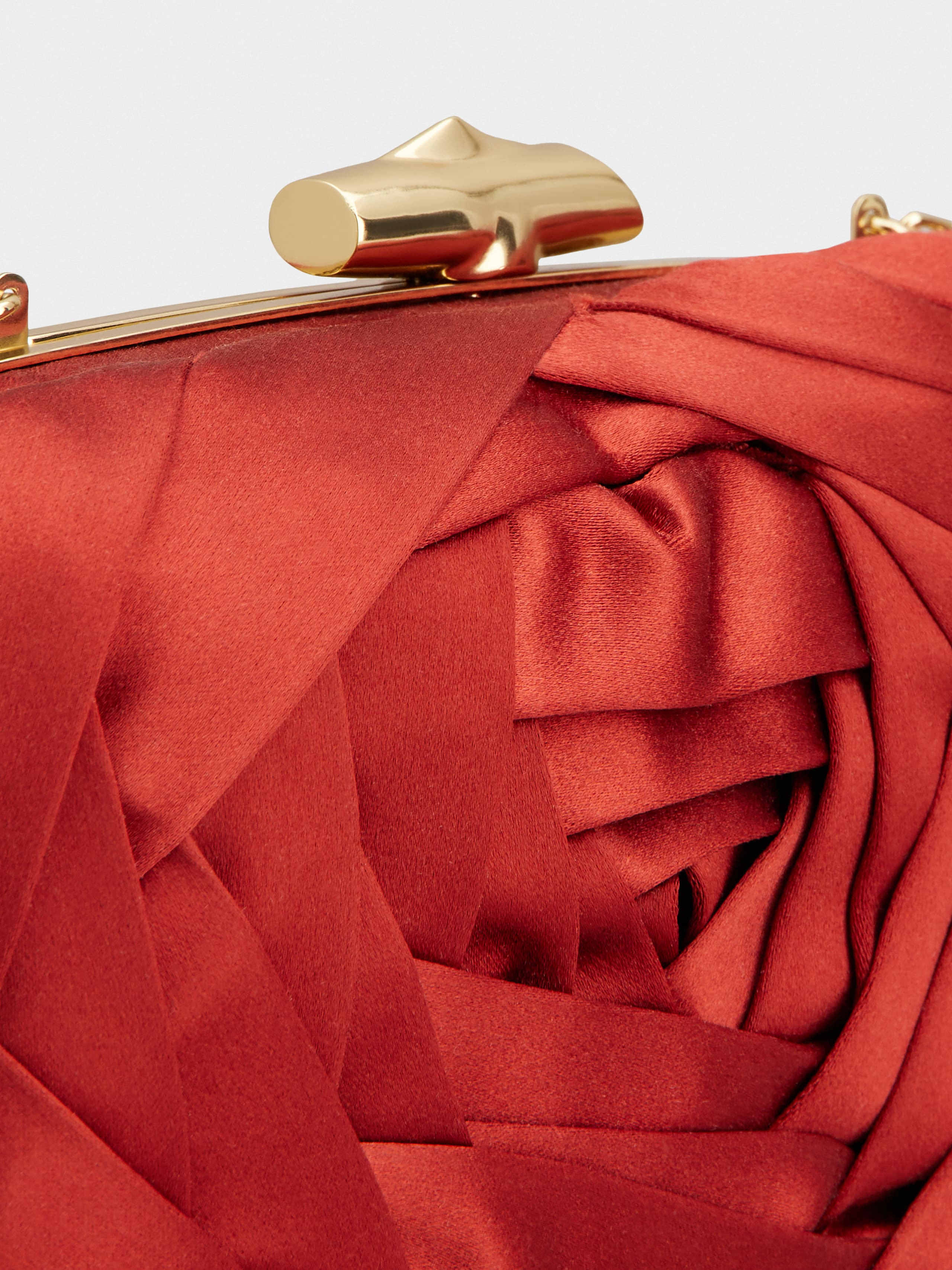 Rose Vivier Clutch in satin - 7